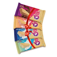 HI5 WAFER BISCUITS (MILK / CHOCOLATE AND STRAWBERRY FLAVOURED  )150gm View 1